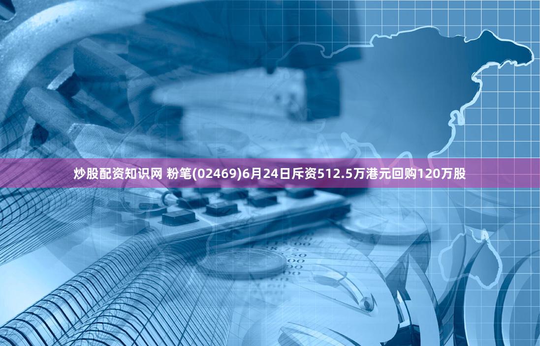 炒股配资知识网 粉笔(02469)6月24日斥资512.5万港元回购120万股